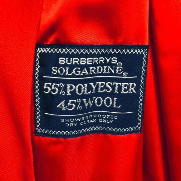 Burberry Red Trench Coat - Picture 3 of 15